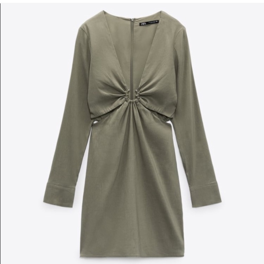 Zara Dress Beautiful Neck Detail Last Chance